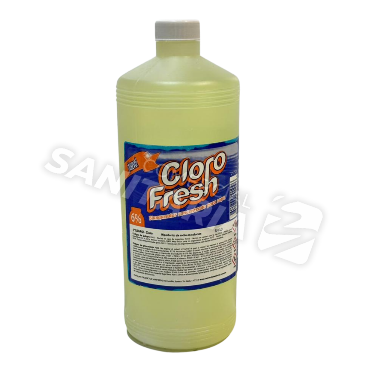 Imagen de CLORO LIQUIDO DESINFECTANTE AL 6% 1 LT