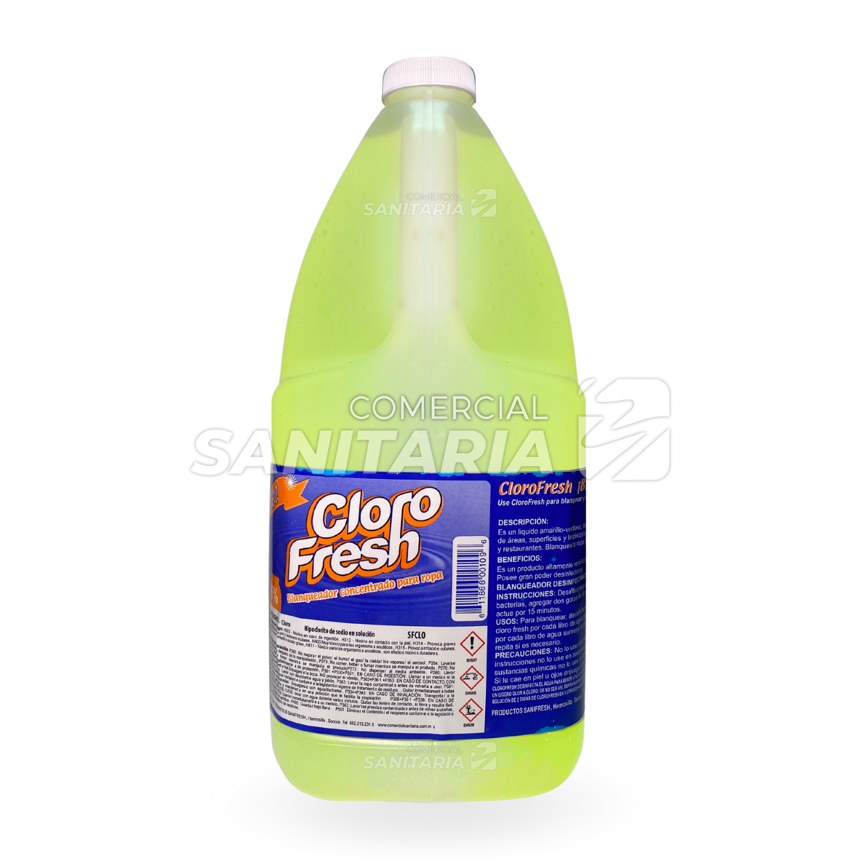 Imagen de CLORO LIQUIDO DESINFECTANTE 6% GALON  3.785 LTS