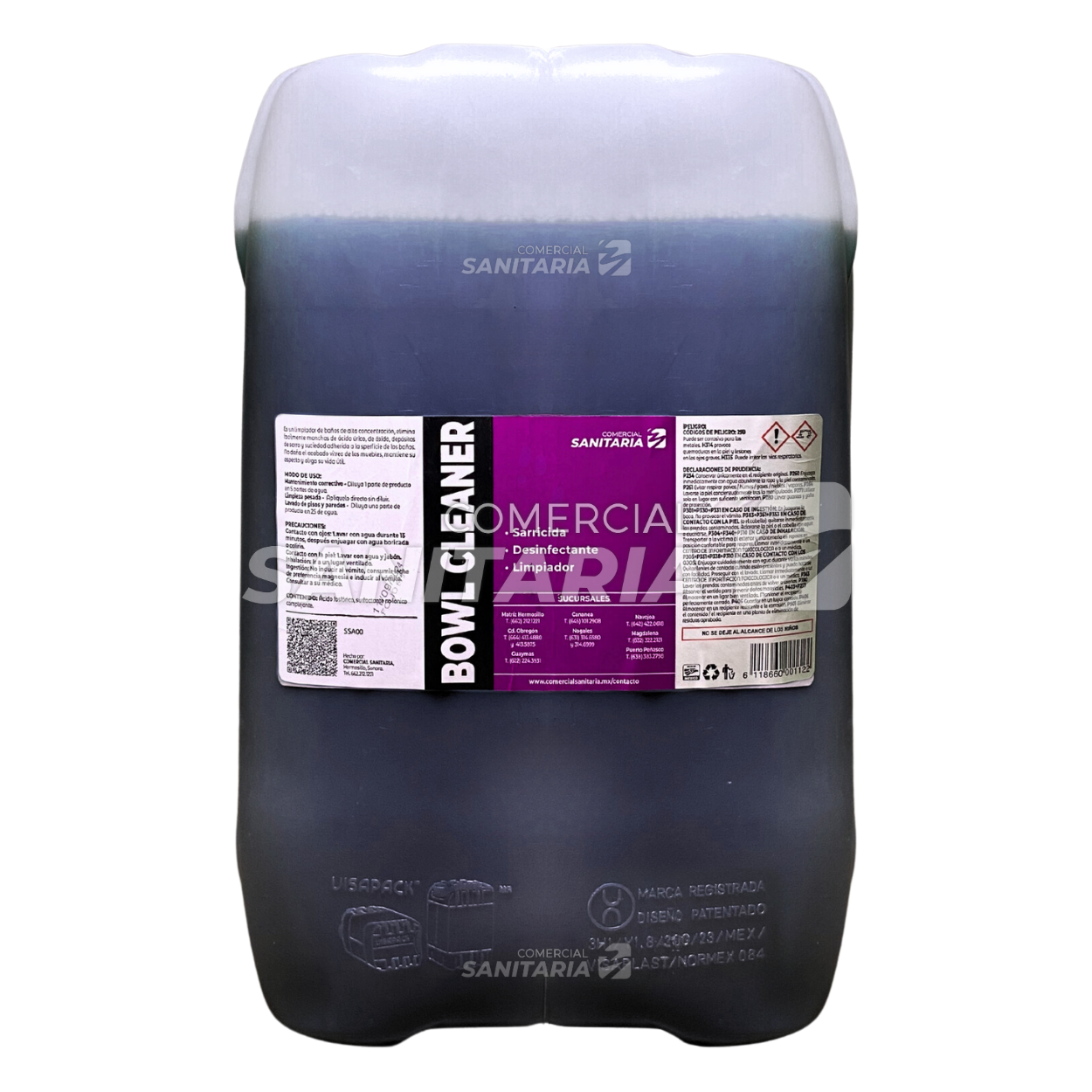Imagen de SARRICIDA BOWL CLEANER PORRON 19 LTS