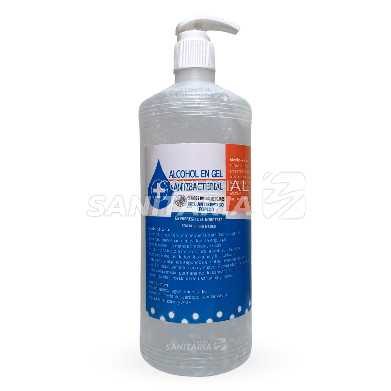 Imagen de GEL P/MANOS BASE ALCOHOL 1 LT