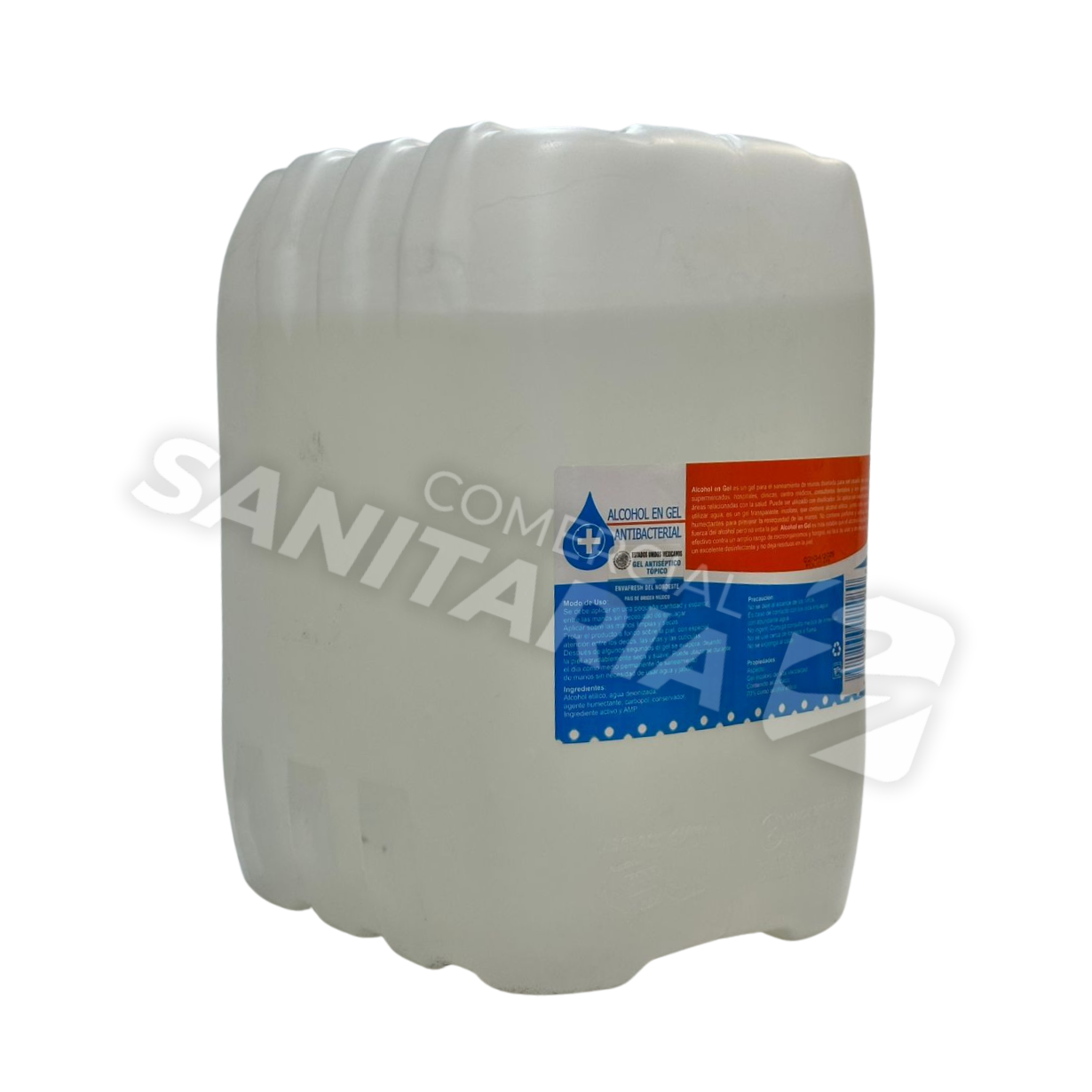 Imagen de GEL P/MANOS BASE ALCOHOL PORRON 19 LTS