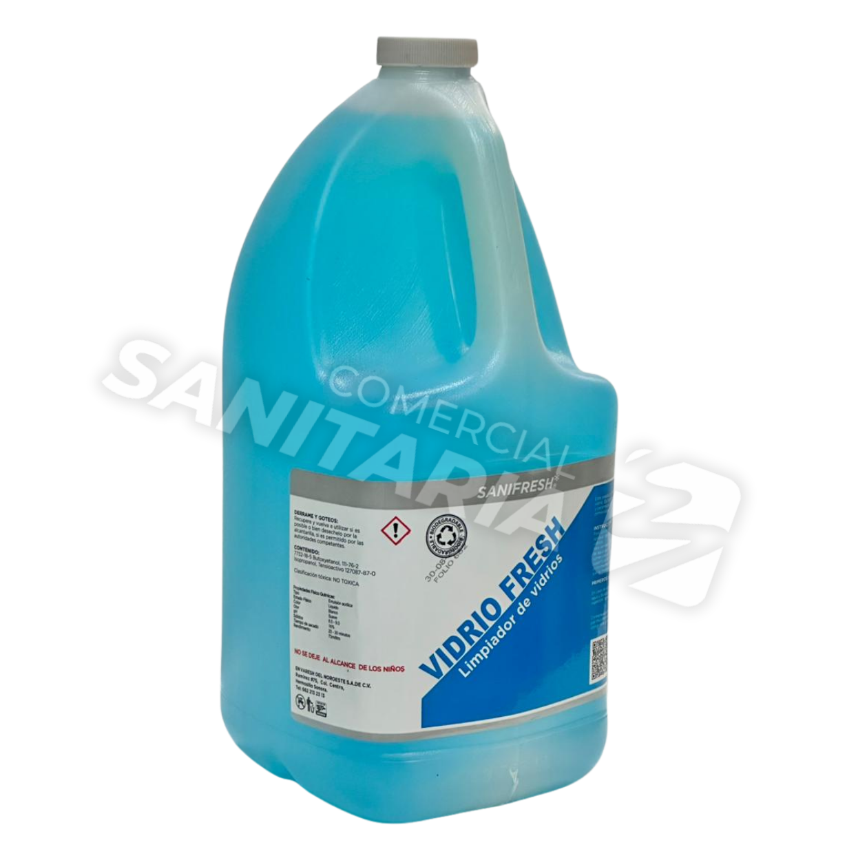 Imagen de VIDRIO FRESH  LIQUIDO PARA LIMPIAR CRISTALES GALON  3.785 LTS