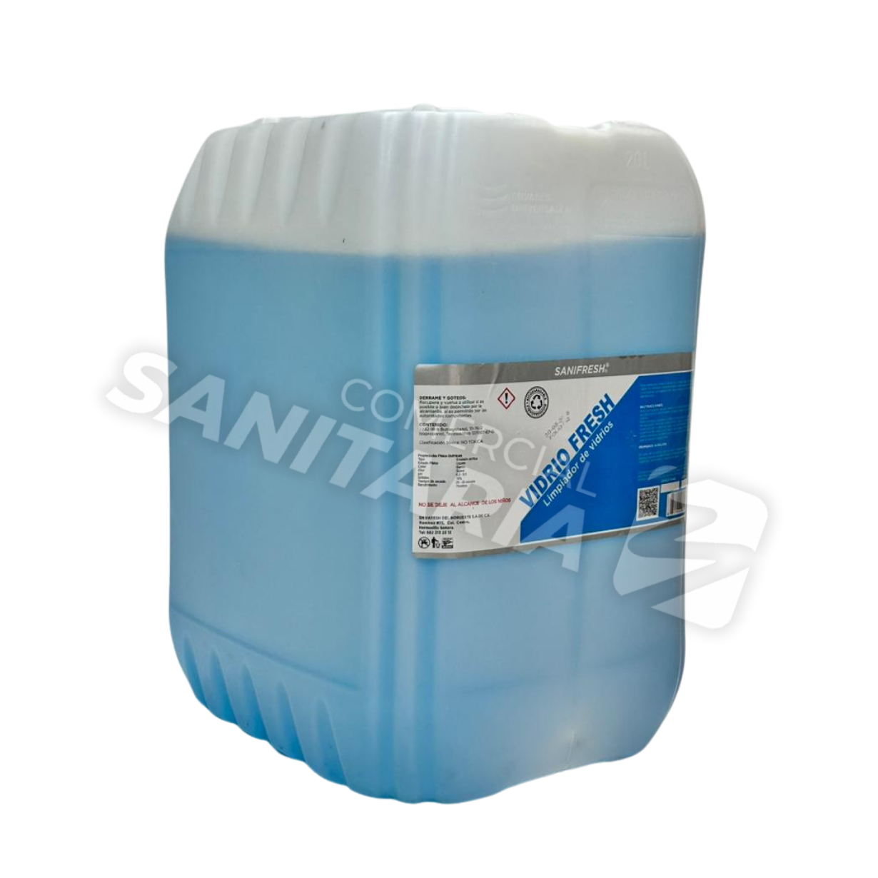 Imagen de VIDRIO FRESH  LIQUIDO PARA LIMPIAR CRISTALES PORRON 19 LTS