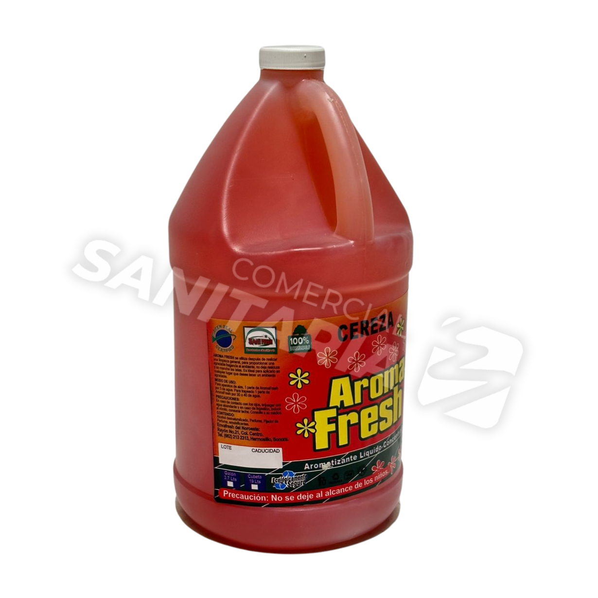 Imagen de AROMA FRESH  LIQUIDO AROMATIZANTE CHERRY GALON  3.785 LTS