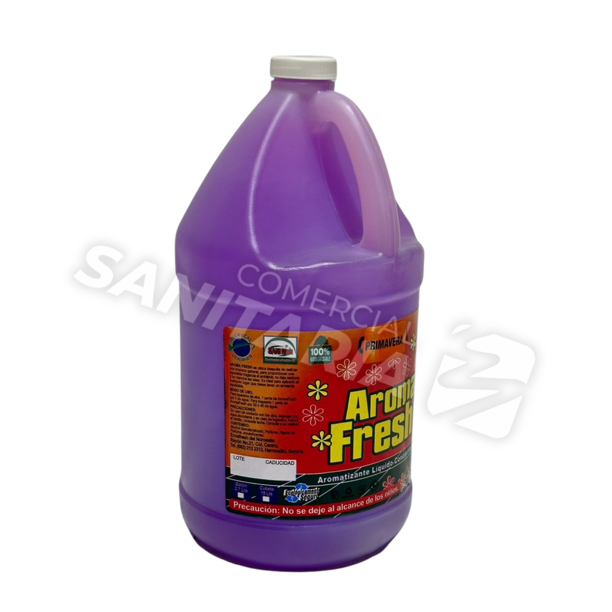 Imagen de AROMA FRESH  LIQUIDO AROMATIZANTE PRIMAVERA GALON  3.785 LTS