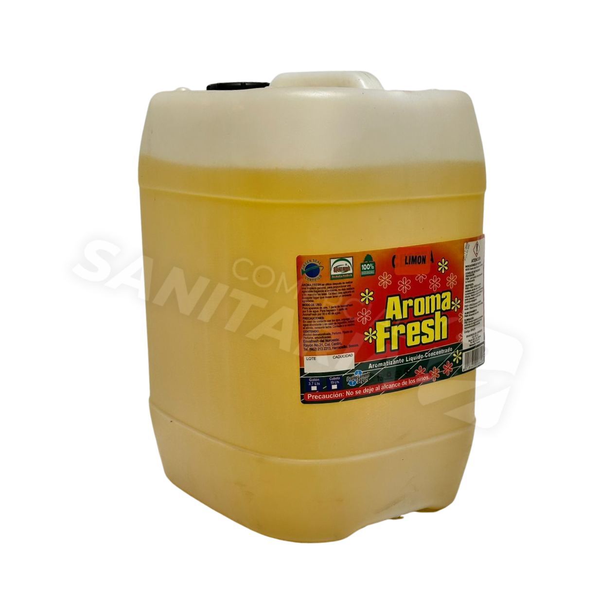 Imagen de AROMA FRESH LIQUIDO AROMATIZANTE LIMON PORRON 19 LTS