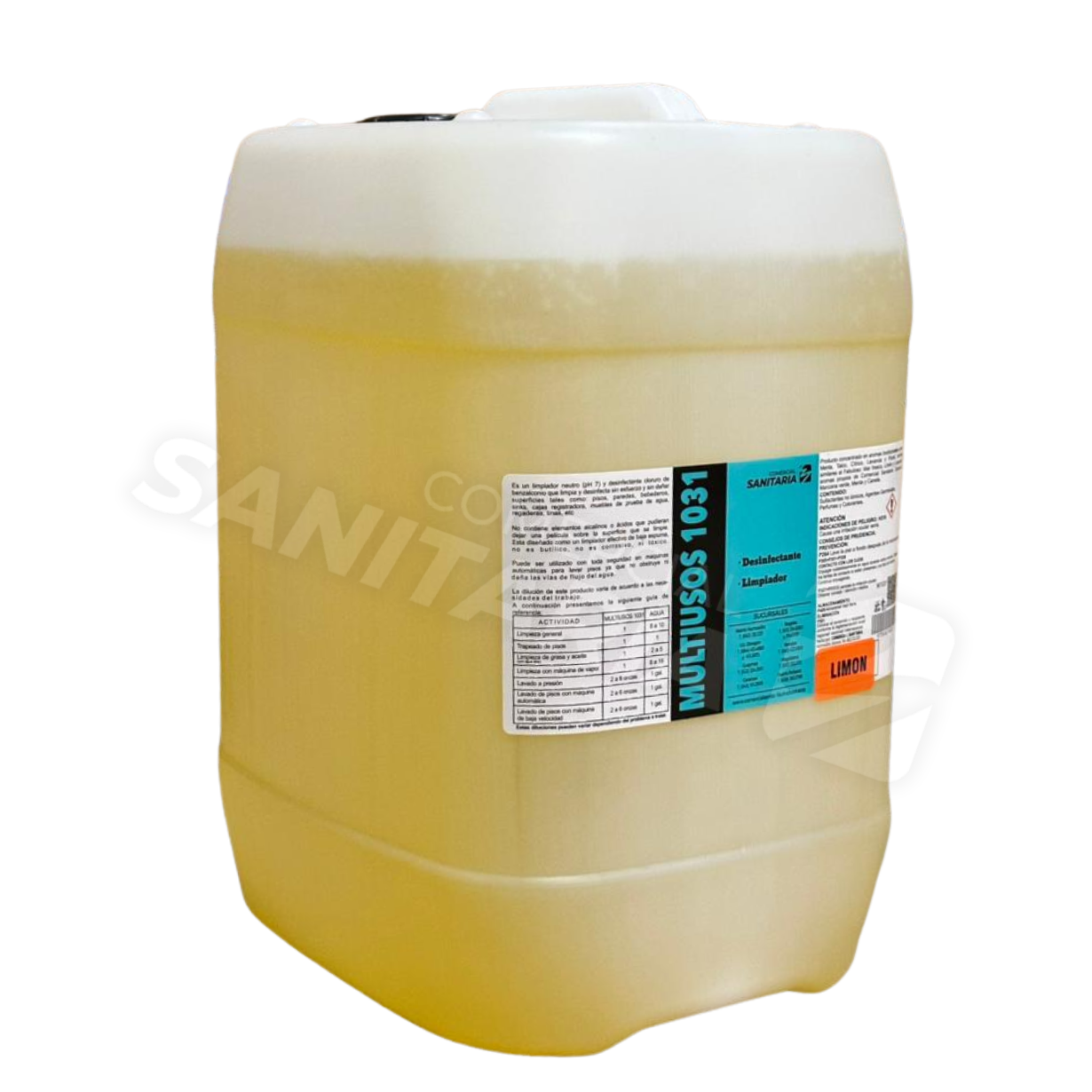 Imagen de LIMPIADOR MULTIUSOS 1031 LIMON PORRON 19 LTS